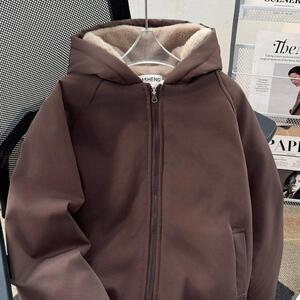 冬季加厚连帽棉衣外套男宽松保暖情侣棉服m9922 p100图片