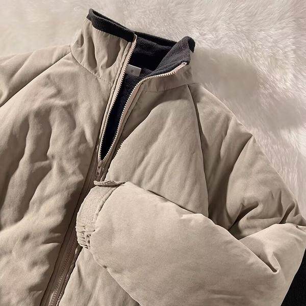 冬季加绒加厚棉衣外套男立领日系复古潮牌棉服m05p80,男装棉衣,星座204-3