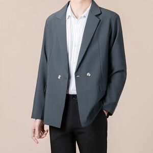 大码外贸西装外套男春季轻熟风商务百搭休闲西服xz90 p70图片