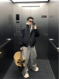 网图冬季毛领棉衣外套男加厚保暖宽松棉服美式解构棉袄m769p90，男装棉衣，星座204-3