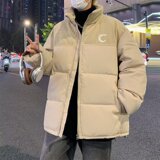 冬季立领棉衣外套男加厚保暖情侣棉服面包服m410p55，男装棉衣，星座204-3