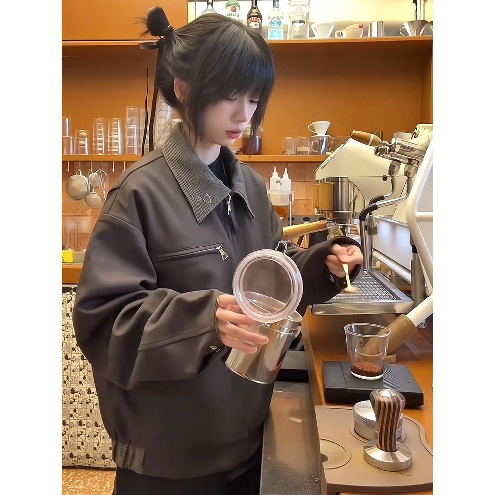 网图秋季高品量老钱风双面穿夹克jk9002p85,男装夹克,星座204-3