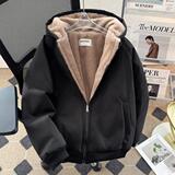 冬季加厚连帽棉衣外套男宽松保暖情侣棉服m9922p100，男装棉衣，星座204-3