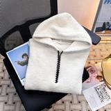 连帽半拉链套头毛衣男冬季宽松慵懒风针织衫my9588p65，男装针织衫/毛衣，星座204-3