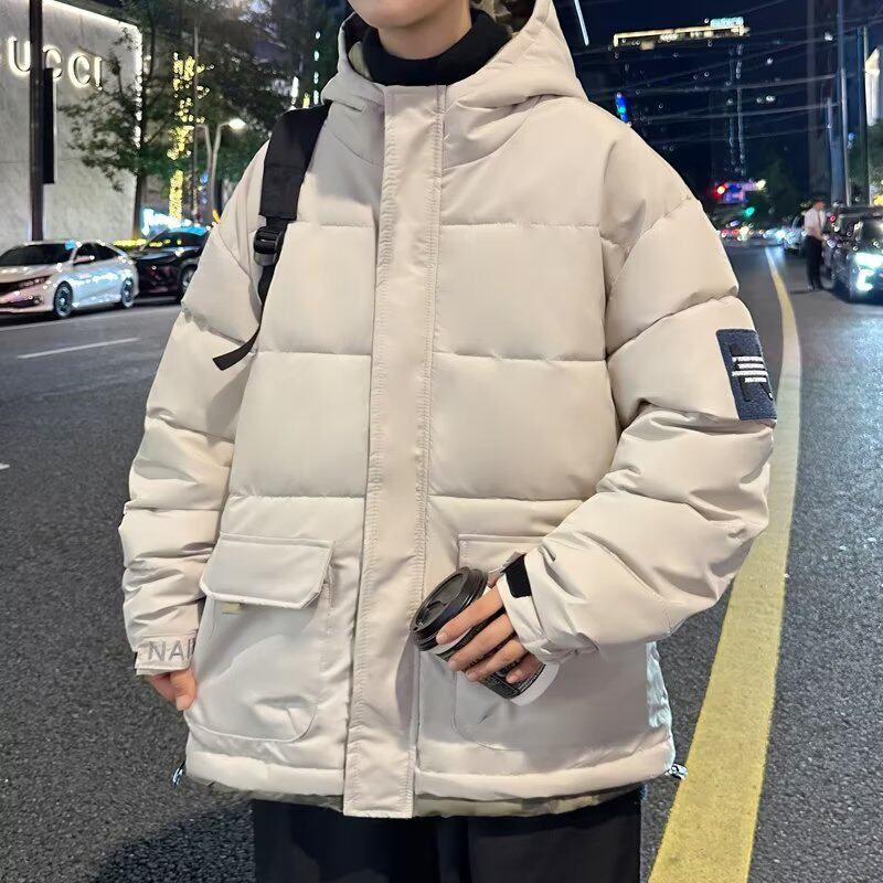 大码冬季外套潮流男棉服高领加厚潮牌工装棉袄棉衣m9938p75,男装棉衣,星座204-3