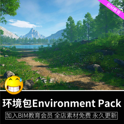 ue5虚幻引擎UE5蓝图动画材质场景地形环境包Environment Pack