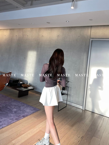 MASTE 纯氧云朵 清爽夏日泡芙半身裙 蓬松俏皮简约百搭小裙子