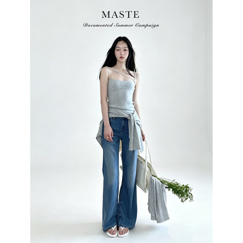 MASTE “如呼吸般自在” 微喇天丝牛仔裤