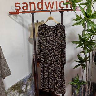 Sandwich_荷兰设计 春秋女装时尚连衣裙收腰显瘦减龄打底裙XXL/44