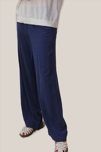 sandwich_荷兰设计师 夏装女高腰款行走空调超薄阔腿裤1881