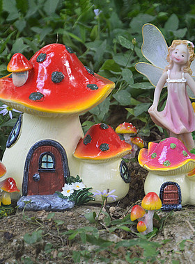 苔藓微景观装饰品南瓜房摆件