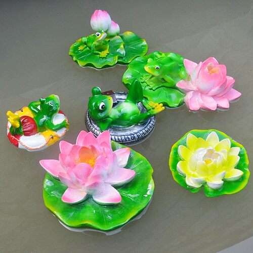 庭院流水喷泉装饰品浮水荷叶青蛙