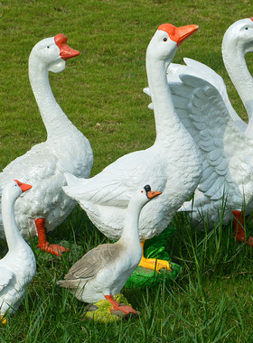 仿真摆件庭院动物模型工艺品