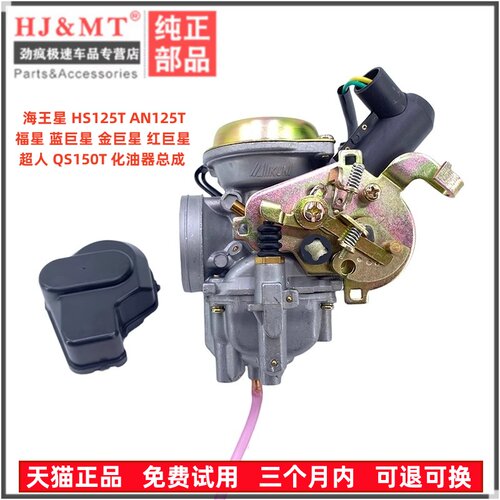 适用铃木踏板车红金海王星化油器