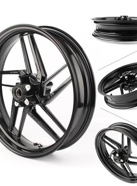 适用于杜卡迪Moster821/1200S 怪兽821 前轮毂前钢圈原车无损安装