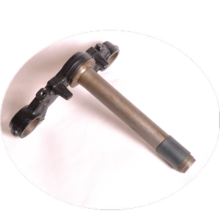 适用银豹HJ125-7钻豹 HJ125K-2 GS125铃木王上下联板下三星方向柱