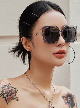 RD太阳镜墨镜女2024新款防紫外线高级感女款眼镜TAC大框显脸小