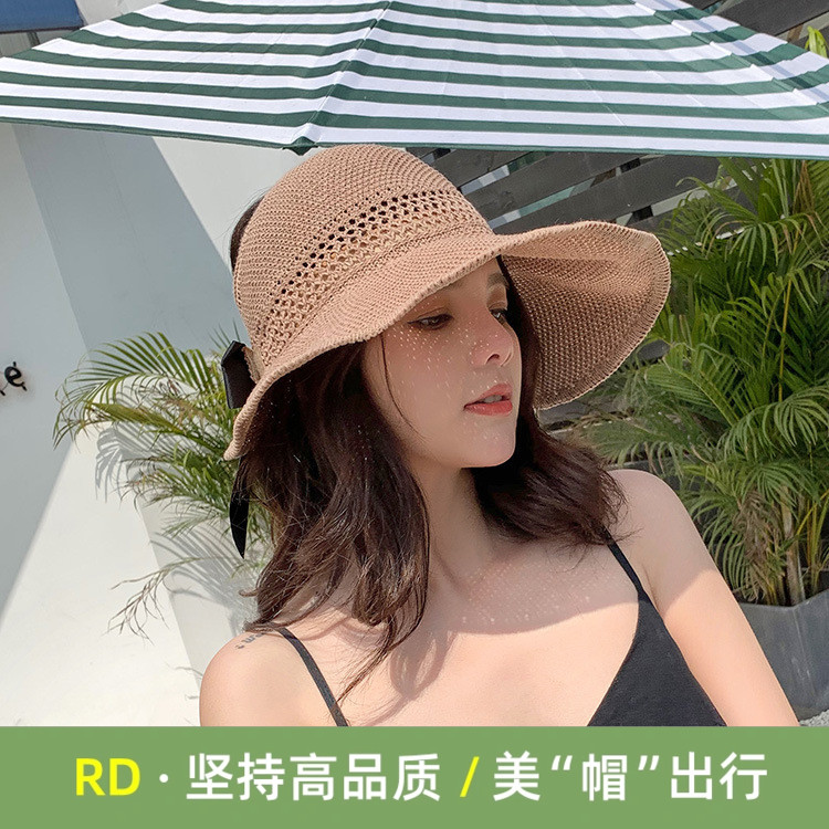 草帽防晒可折叠时尚户外太阳帽