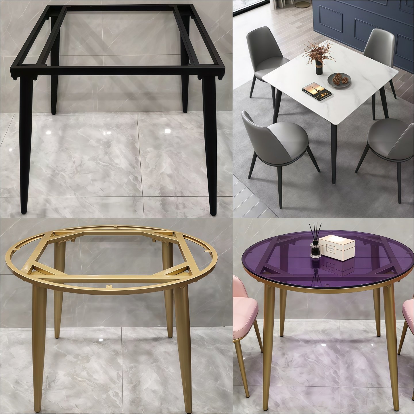 方形餐桌腿支架圆形大理石架子钢化玻璃桌架石英石支撑脚岩板底座,住宅家具,桌腿/桌架,淘宝优惠券,粉丝福利购,淘宝优惠卷