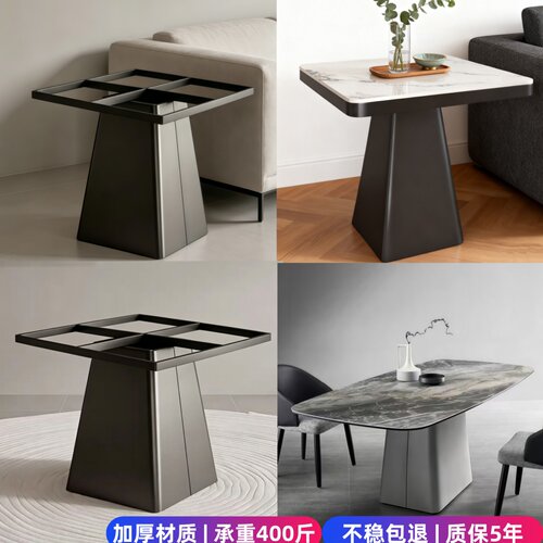 不锈钢方形桌腿加厚承重400斤