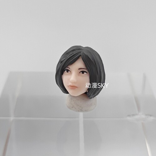女兵人头雕配件欧映行星绿谷3.75寸可动人偶1/18模型玩具酸雨暗源
