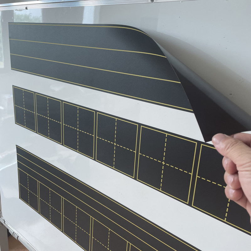 教学磁性田字格黑板贴拼音四线三格磁力教具幼儿园老师字母黑板贴