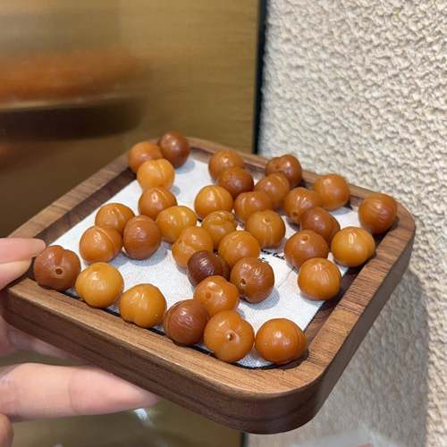 菩提根爱心diy配件手工编织手绳项链文玩佛珠时尚配饰品隔珠