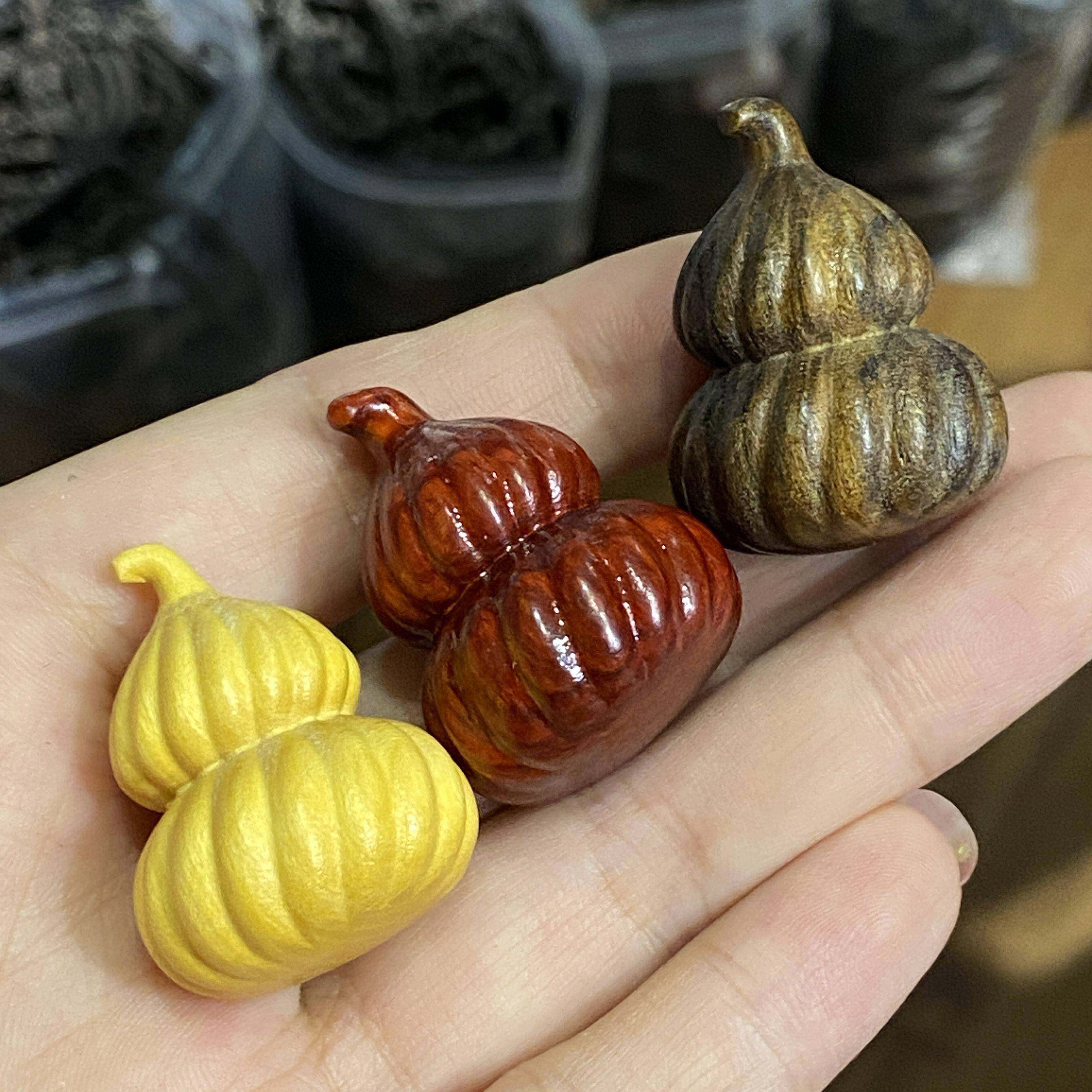 新品紫檀/芭比檀/沉香木螺旋葫芦配件手工diy文玩时尚配饰