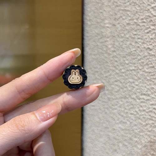 檀木小饼干diy配件手工编织手绳项链文玩佛珠时尚配饰品隔珠