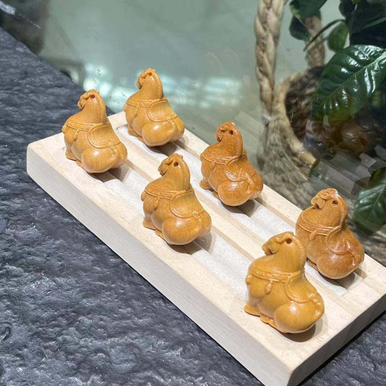 芭比檀木唐马diy配件手工编织手绳项链文玩佛珠挂件手串配饰