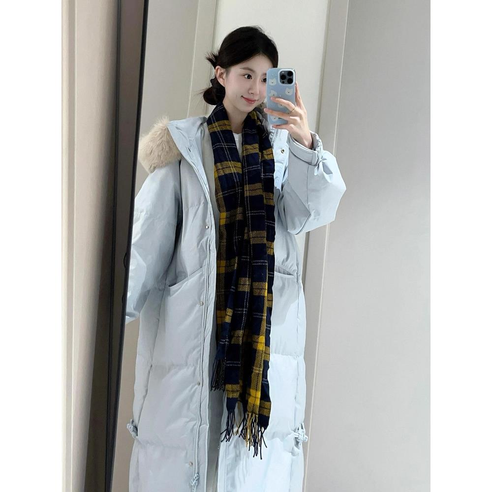 羽绒服中长款棉服女2025新款冬季宽松加厚棉衣超好看过膝棉袄外套