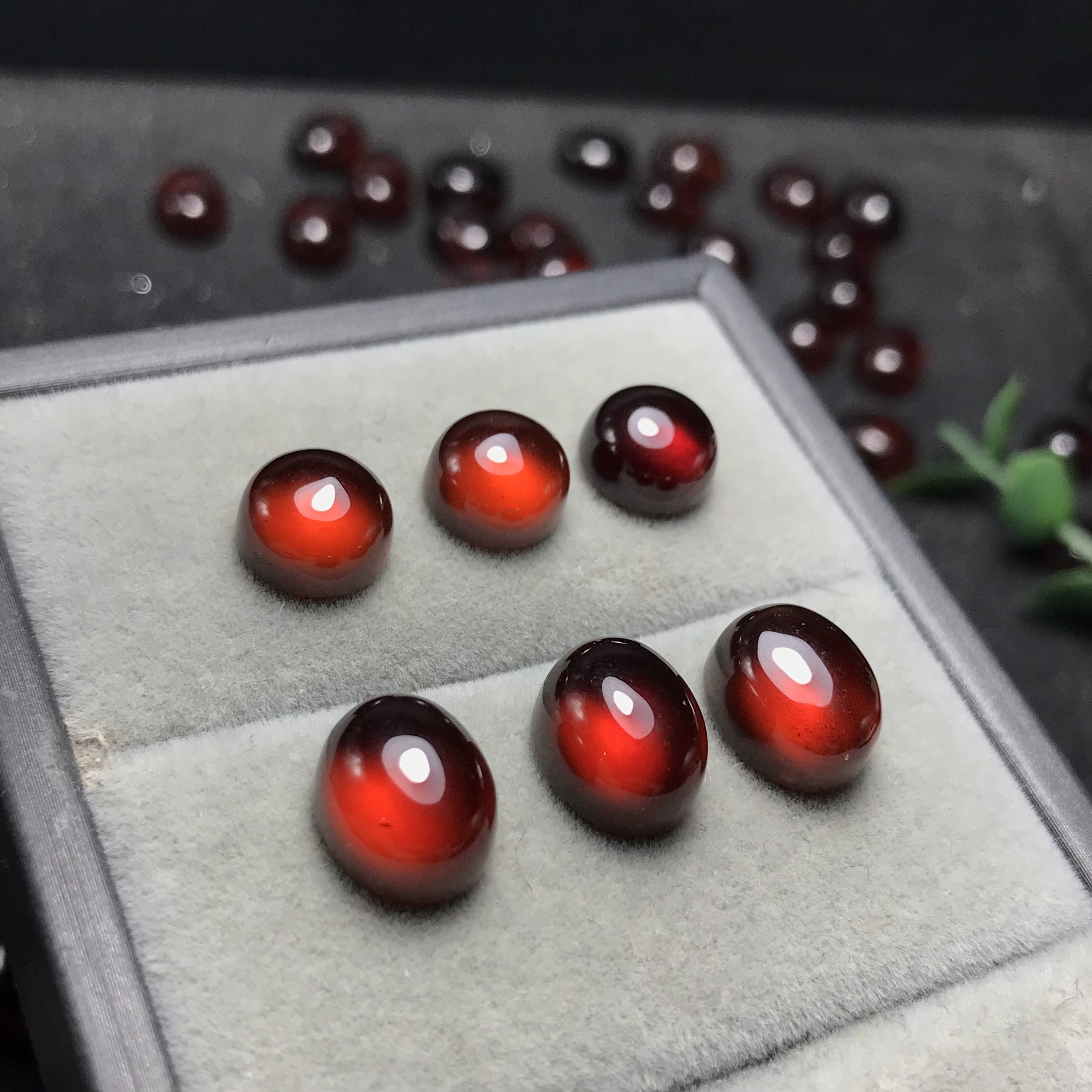 3A量款 天然橙红石榴石戒面蛋面裸石镶嵌编绳戒指吊坠耳钉手链,饰品/流行首饰/时尚饰品新,项坠/吊坠,淘宝优惠券,粉丝福利购,淘宝优惠卷