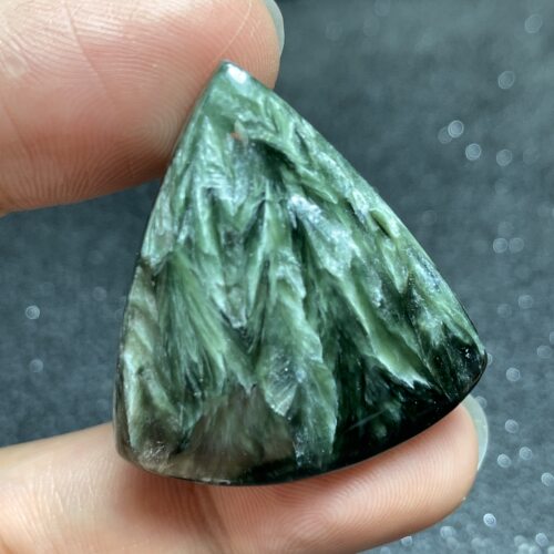 天然绿龙晶吊坠裸石镶嵌项链毛衣