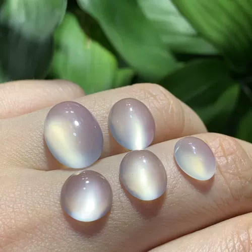 Натуральный флуоресцентный драгоценный камень для кольца из белого нефрита, инкрустация камня, кольцо, подвеска, серьги, имитация льда