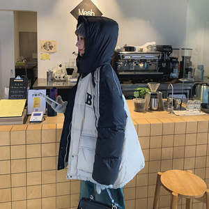 已 90绒 经典黑白配色羽绒服2B110-3561-P300-K448图片