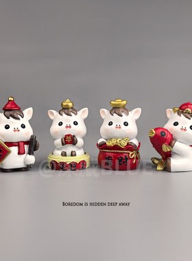 马到成功摆件治愈情绪工位装饰品