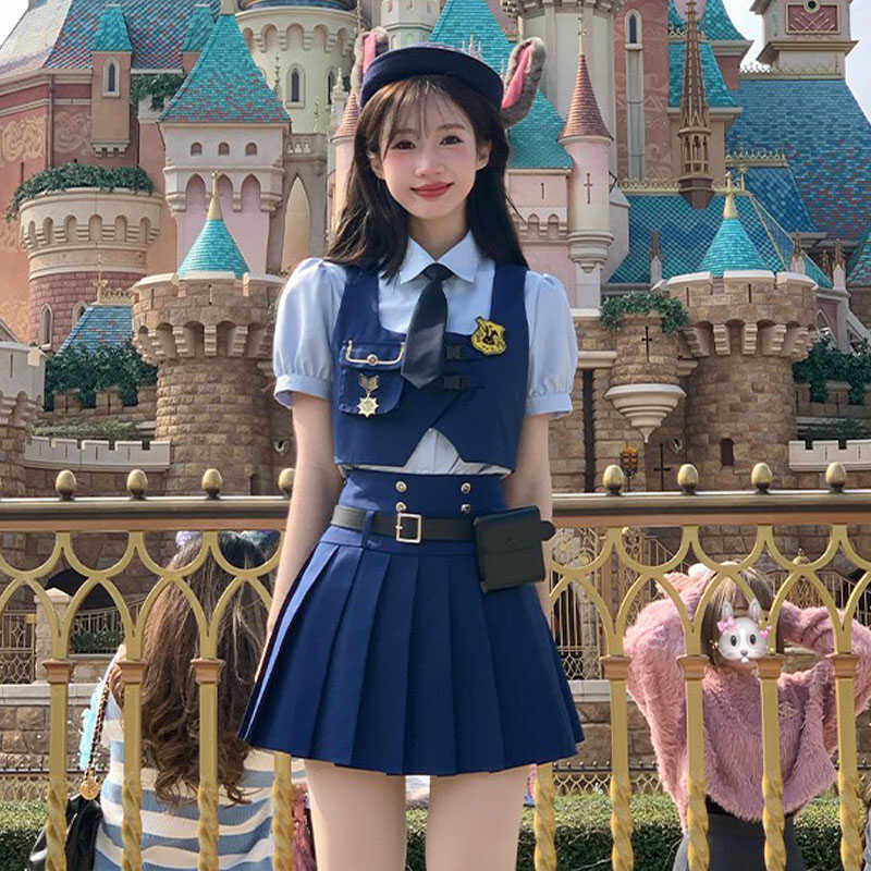 朱迪cos女警官兔子衣服成人漫展套装裙幼儿园教师老师幼师工作服