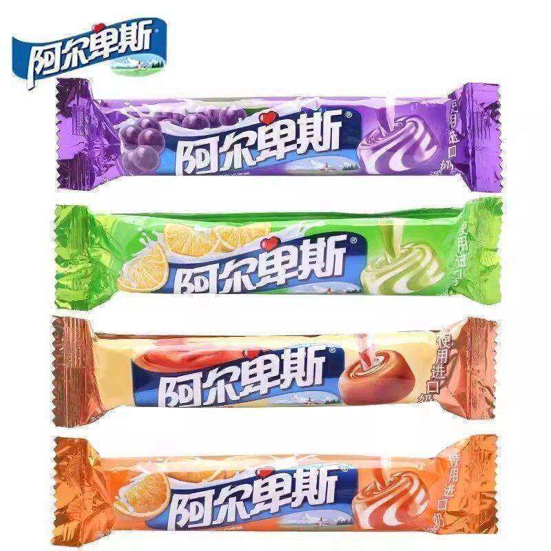 正品阿尔卑斯条糖31g水果味牛奶硬糖办公室休闲食品零食批