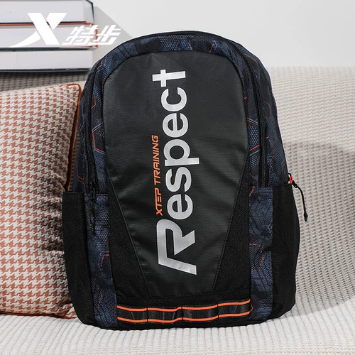 Xtep, демисезонный рюкзак, вместительный и большой универсальный спортивный ранец для отдыха