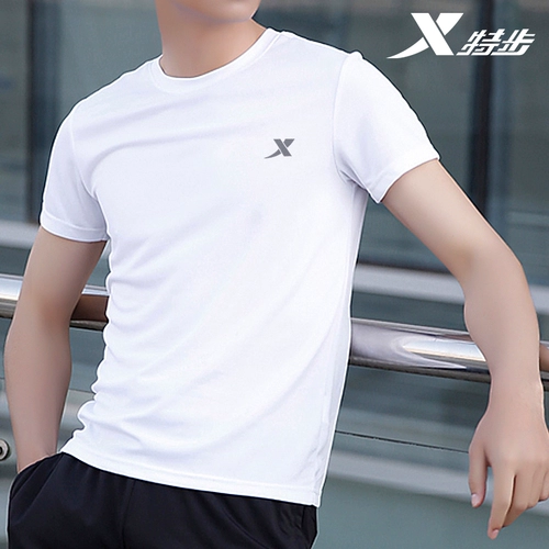 Xtep, футболка с коротким рукавом, дышащий спортивный костюм для отдыха, коллекция 2022, оверсайз