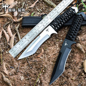 刀具 冷兵器户外煅打小刀高硬度刀几何刀直刀开刃水果刀锋利 防身