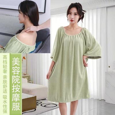 美容院头疗汗蒸专用浴裙