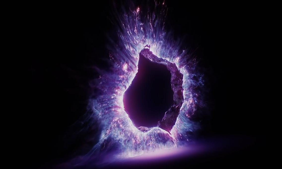 特效素材 科幻素材 时空门素材 传送门素材 紫色传送门