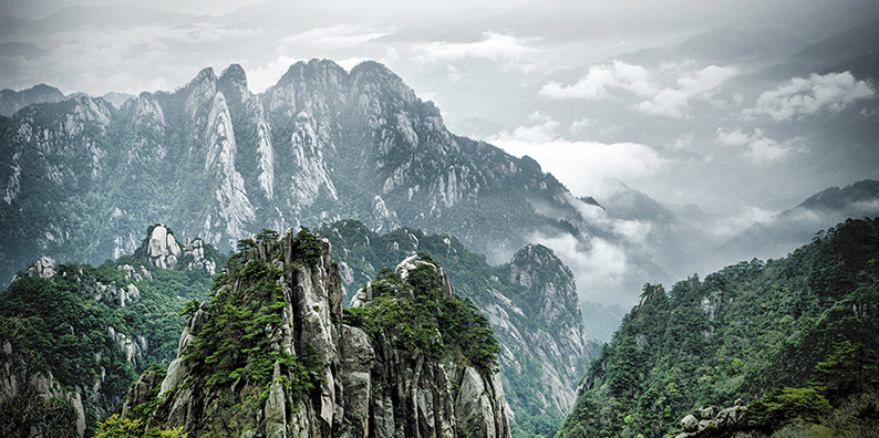自然风景大山山脉山川山峰山峦山丘海报制作客厅装饰贴画g2906c