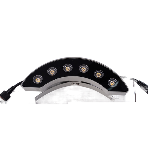 太阳能瓦片灯 抱树月牙凉亭屋顶投射古建筑瓦楞灯led户外防水射灯