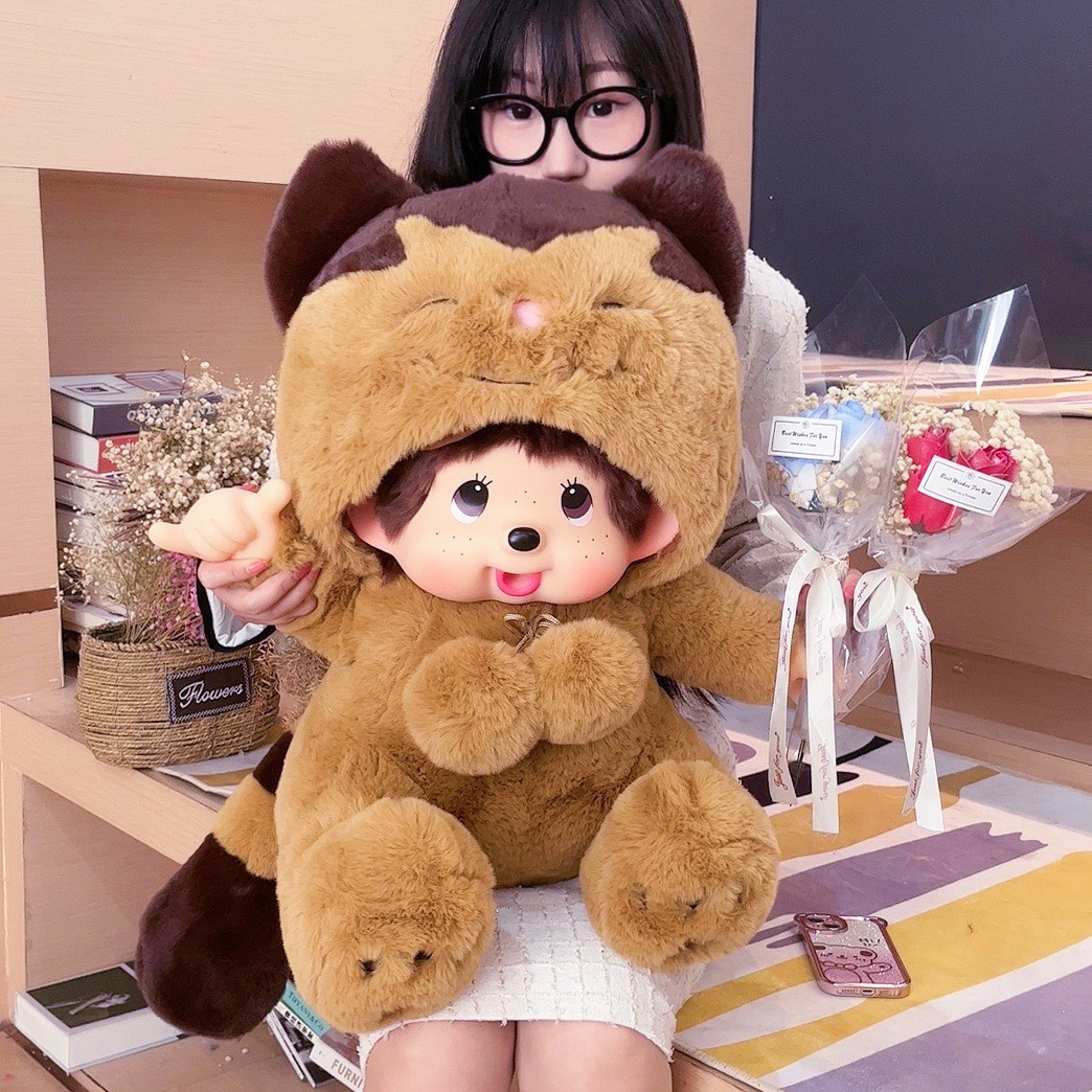 毛绒玩偶公仔压床蒙奇奇