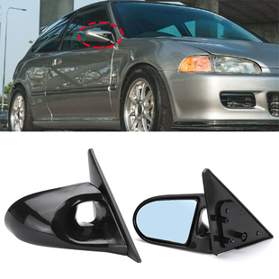 适用于本田思域1992 1995EG 2000 四门专用后视镜子 1996 改装