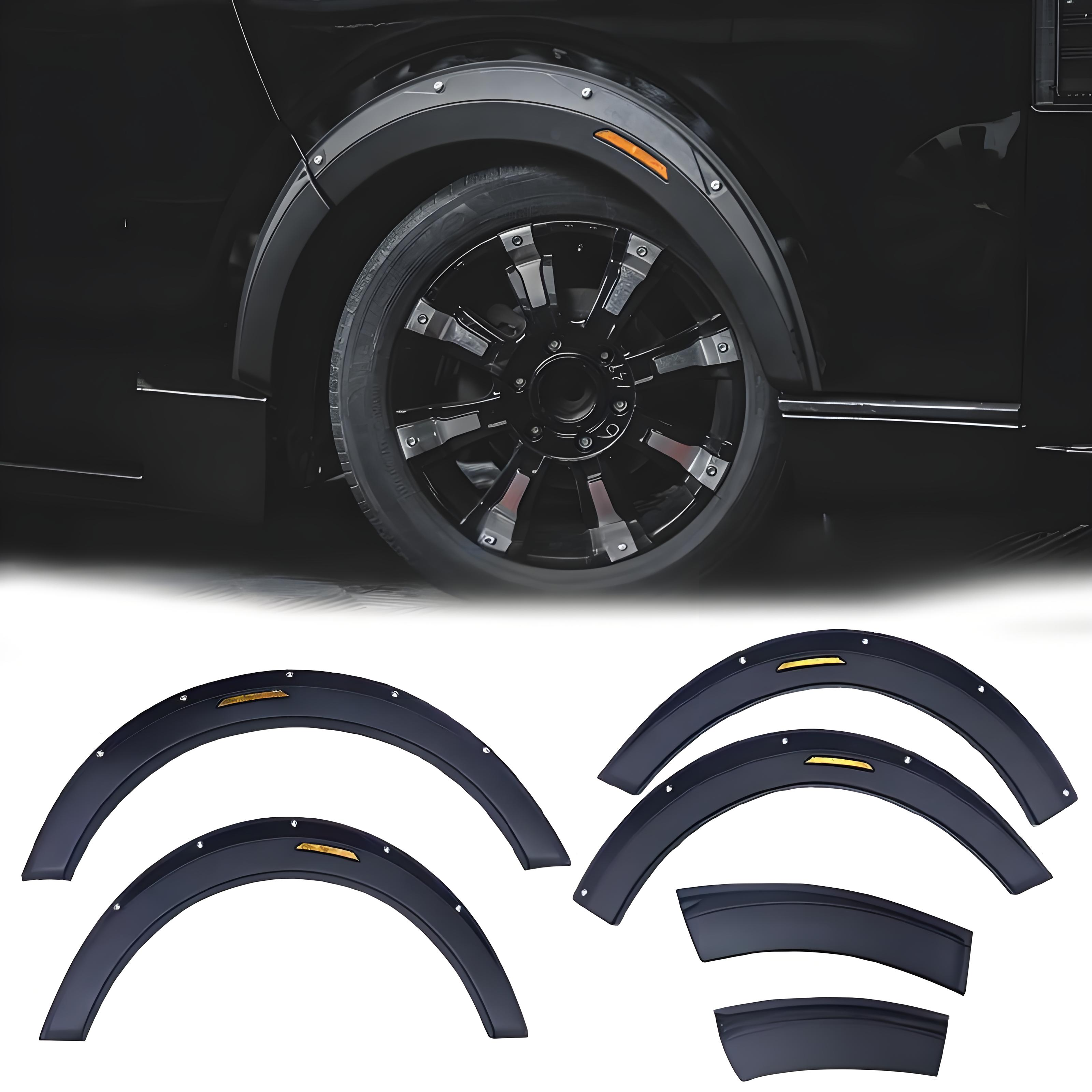 适用于丰田海狮 HIACE200系 2005-2018年海狮轮眉 wheel flares h