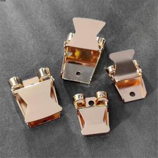 浅金色波洛扣保色处理过氯价可过盐雾测试固定项链金属扣配件DIY