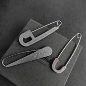 韩国大别针无光哑光雾沙哑呖围巾扣外套开衫 子配饰领针 毛潮牌鞋